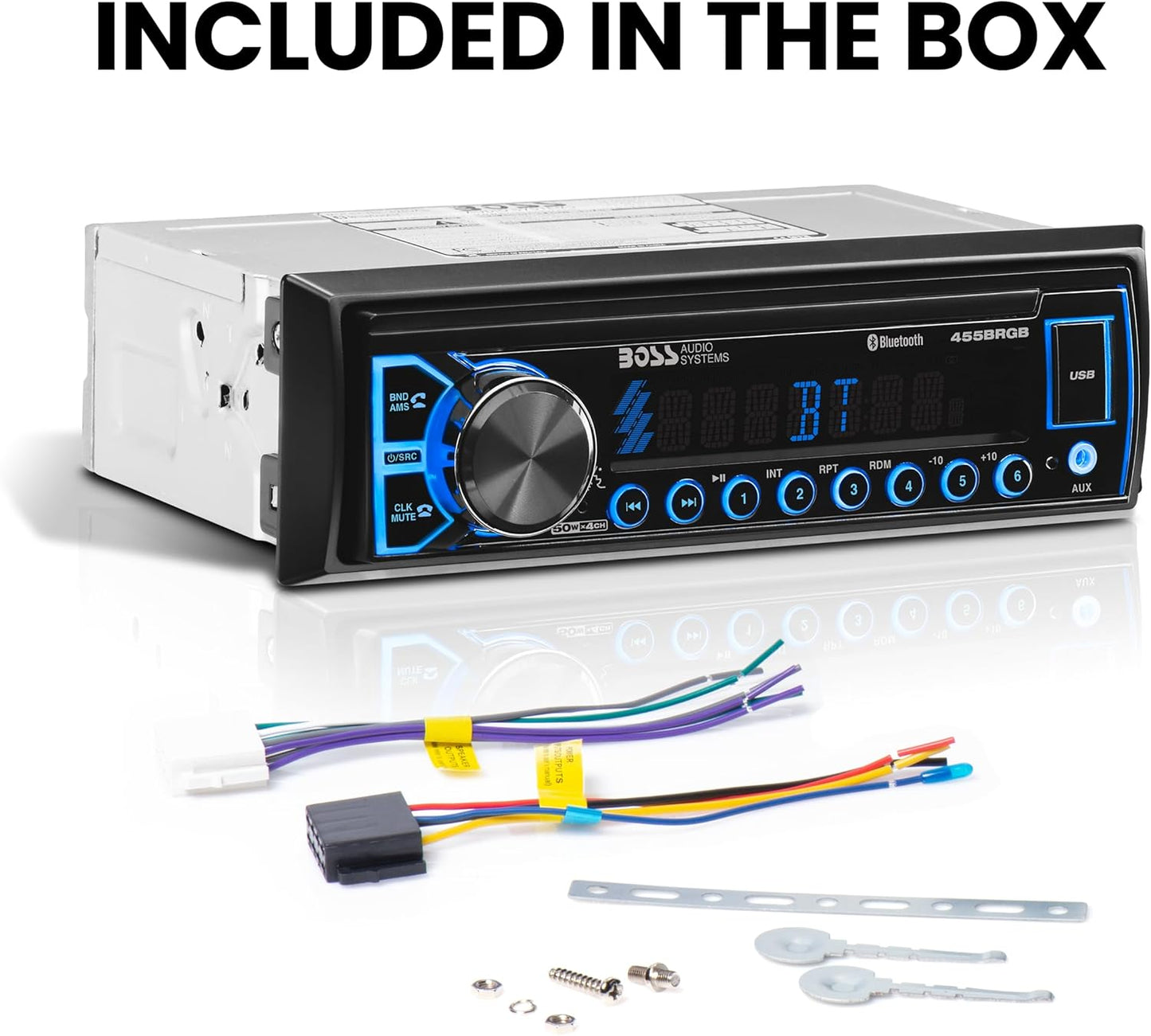 BOSS Audio Elite 455BRGB receiver (does not play discs)