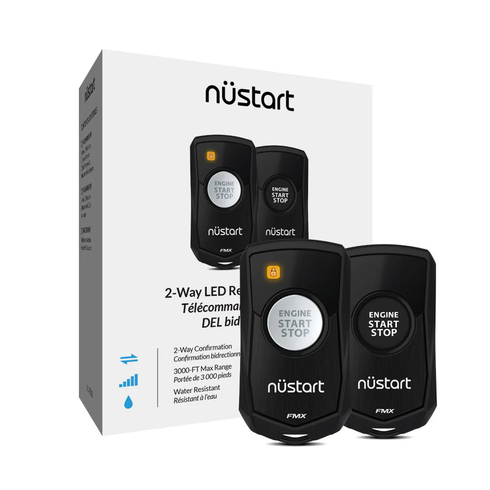 NUSTART 7501 2-Way LED Remote Starter INSTALLED PACKAGE