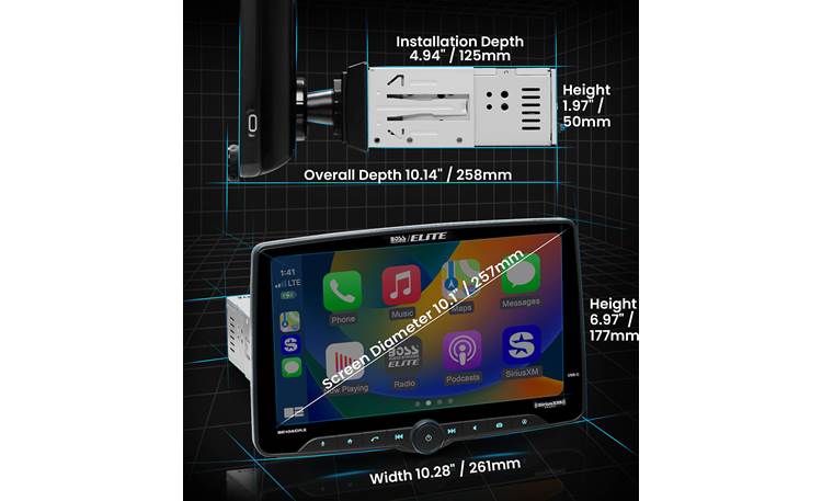 BOSS Audio Elite BE10ACP.X Digital multimedia receiver