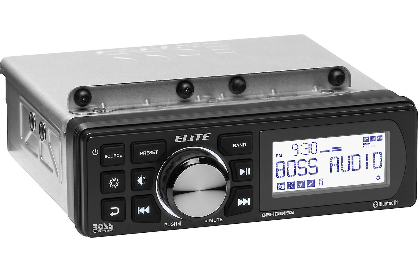 BOSS Audio Elite BEHDIN98 Digital media receiver for select 1998-2013 Harley-Davidson® touring motorcycles