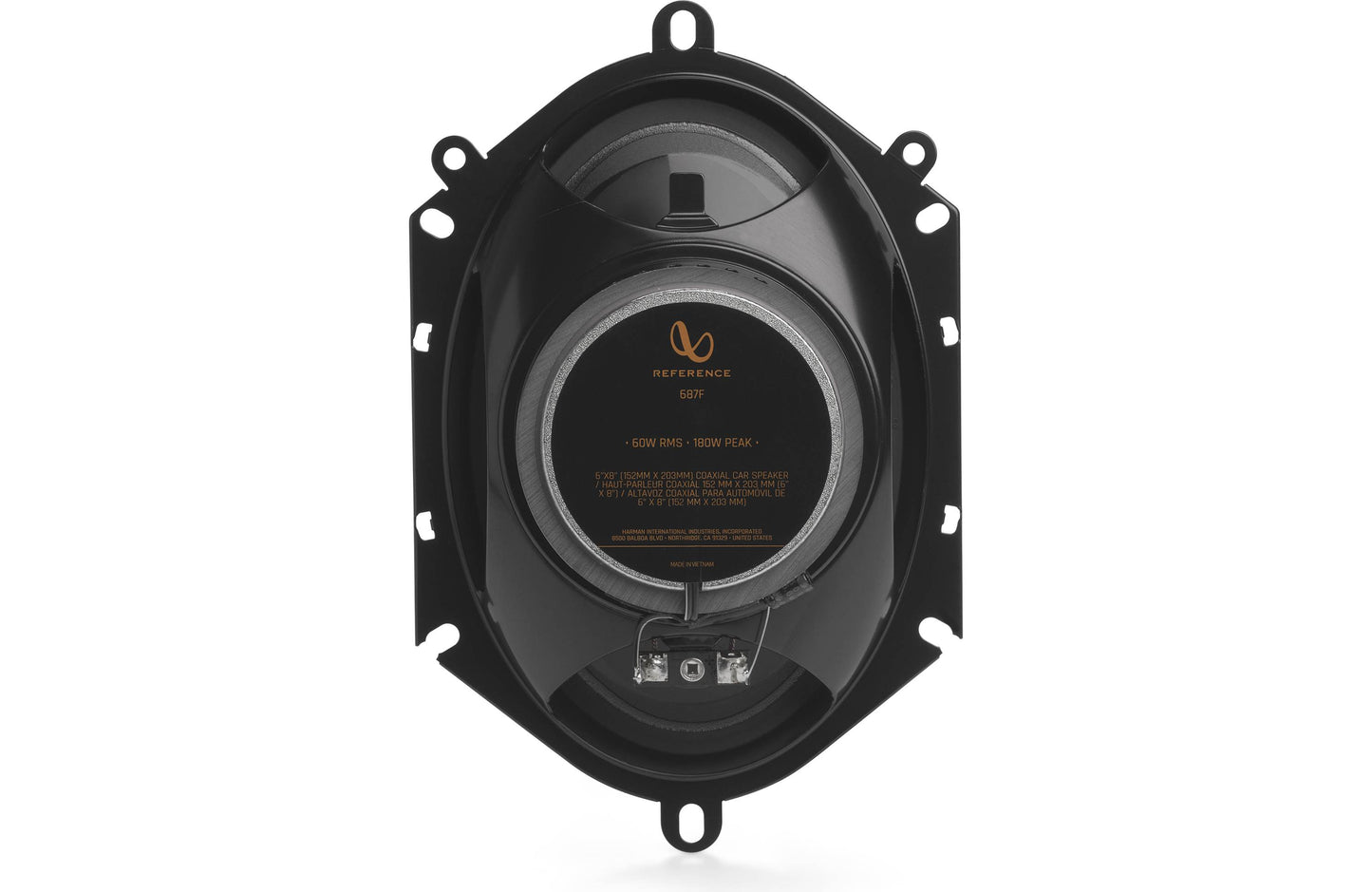Infinity INFSPKRF687FUS Reference REF687F Reference Series 6"x8" 2-way car speakers
