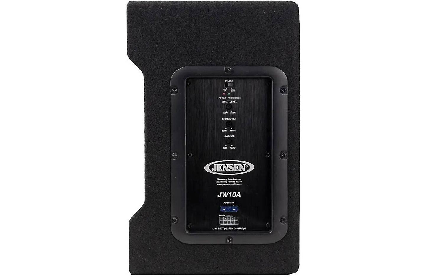 Jensen JW10A 10" powered sub woofer w/amp