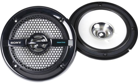 Sony XSMP1611B 6-1/2" dual-cone marine speakers (Black)
