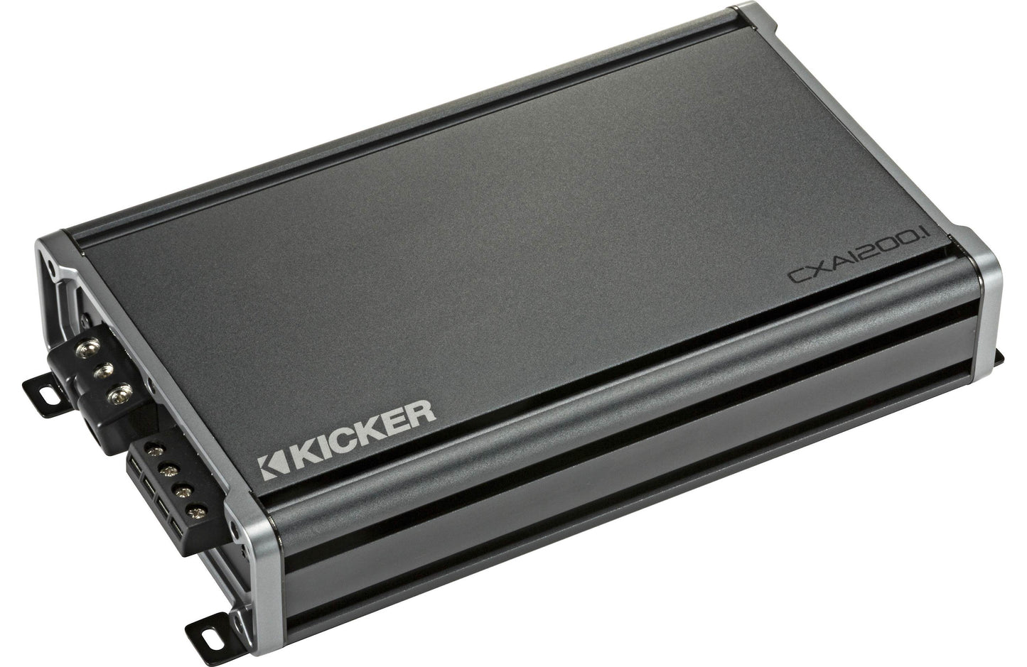Kicker 46CXA1200.1 CX Series mono subwoofer amplifier — 1,200 watts RMS x 1 at 2 ohms