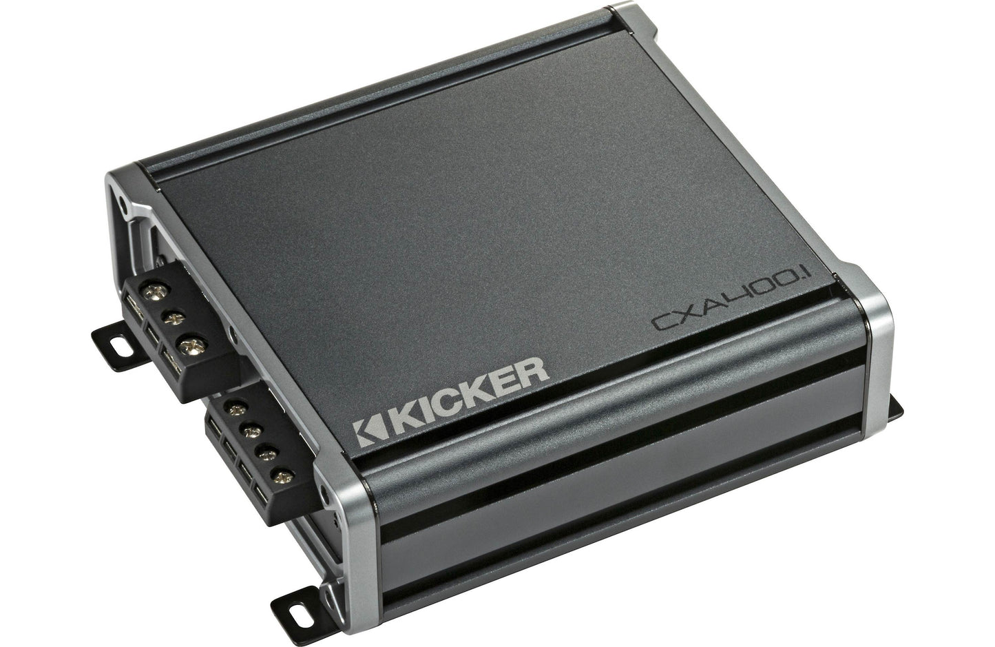 Kicker 46CXA400.1 CX Series mono subwoofer amplifier — 400 watts RMS x 1 at 1 ohm