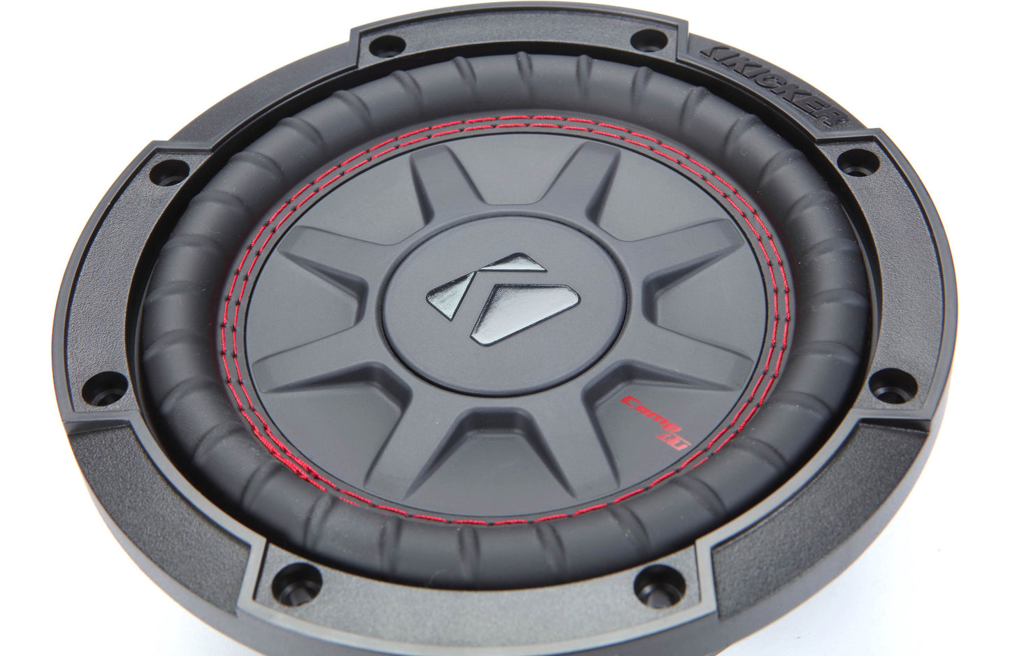 Kicker 48CWRT674 CompRT Series shallow-mount 6-3/4" subwoofer with dual 4-ohm voice coils