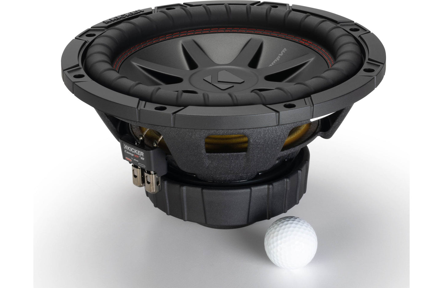 Kicker 52CVR104 CompVR® 10" subwoofer with dual 4-ohm voice coils