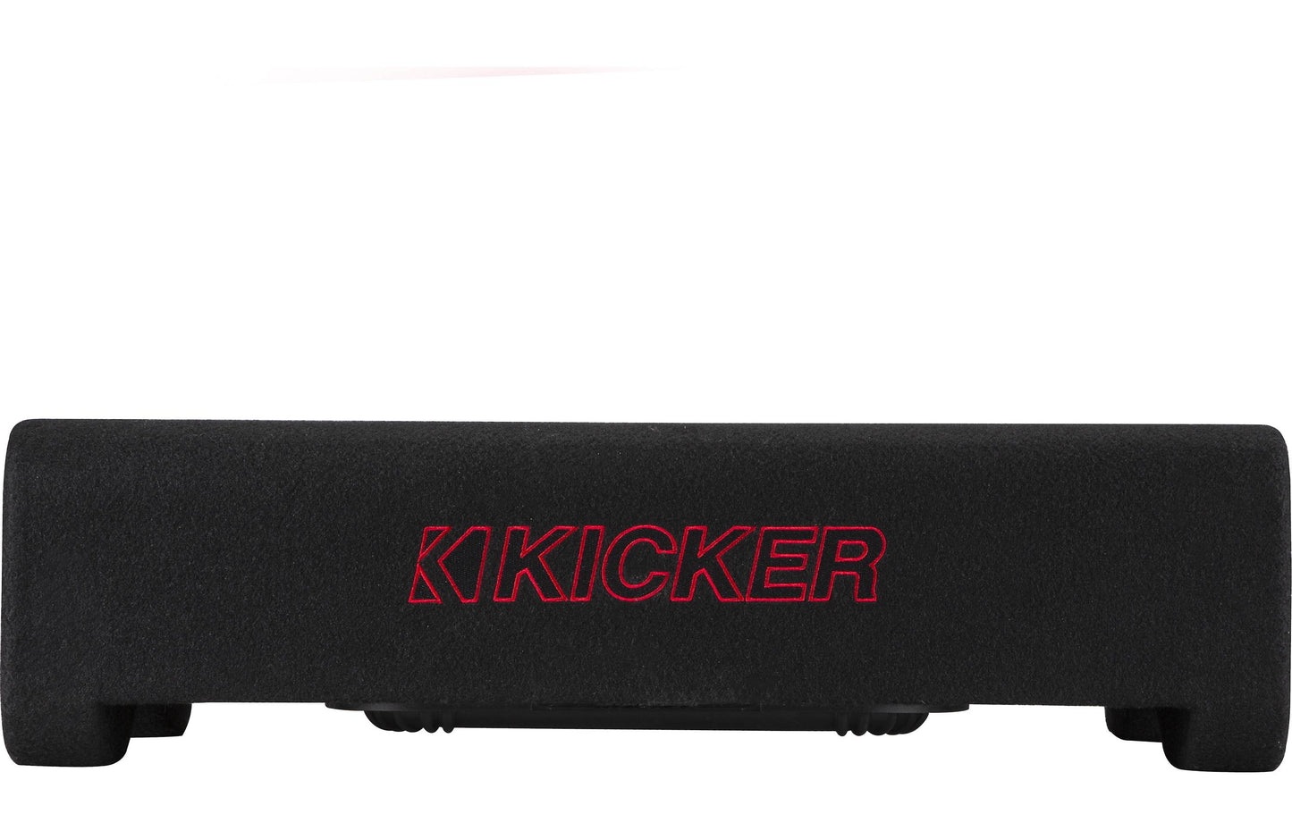 Kicker 49L7TDF122 Sealed downward-firing enclosure with L7T 12" shallow-mount square subwoofer