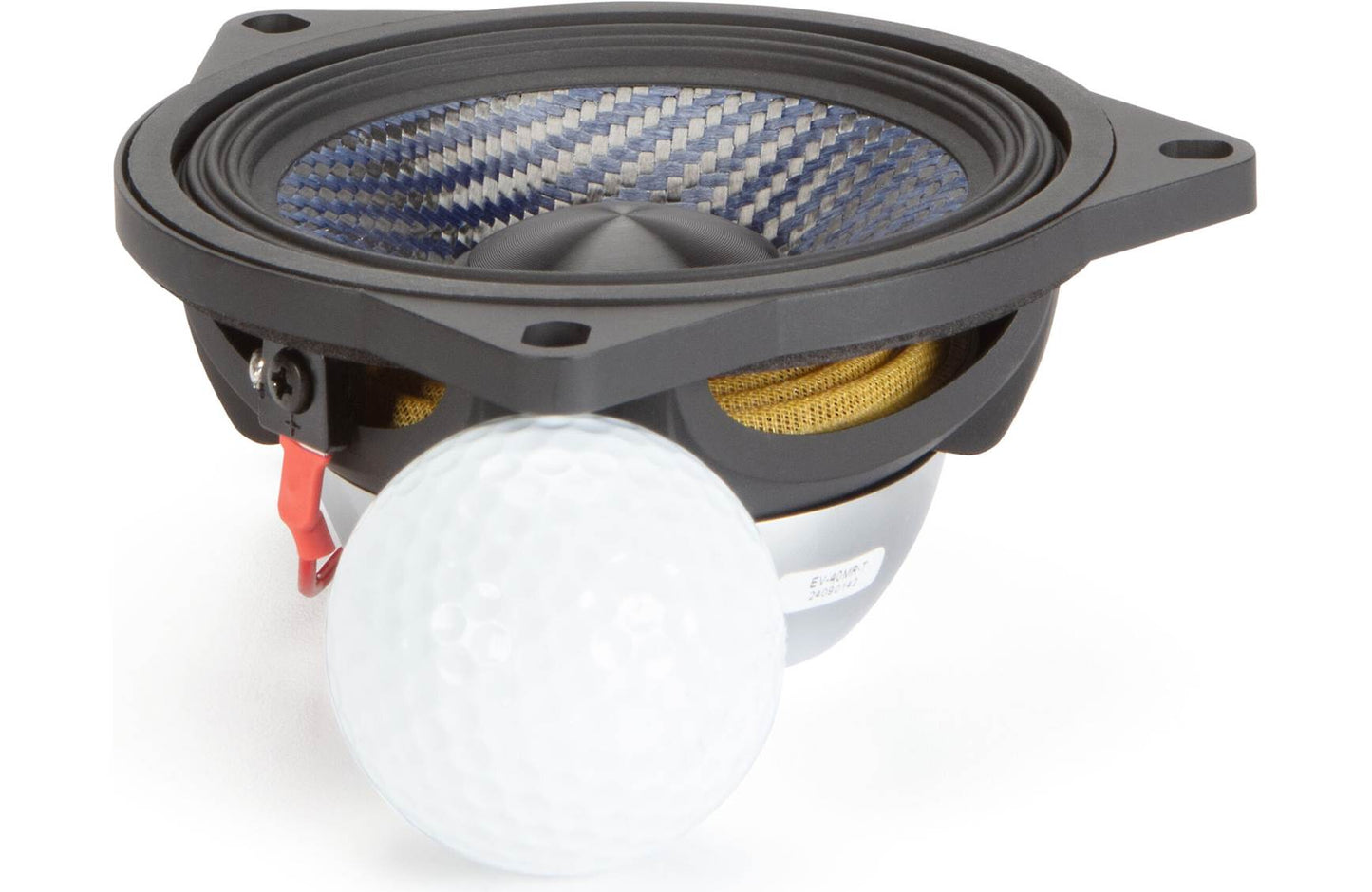 Alpine EV-40MR-T 4" midrange speakers for rear deck, rear door, and hatch (select Tesla Model 3 and Y)