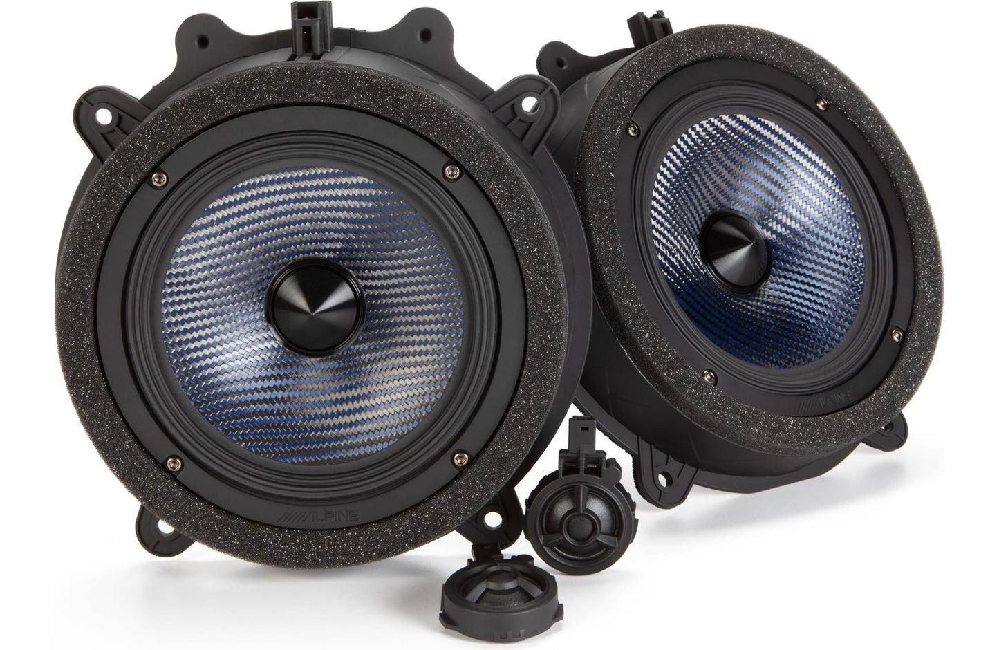 Alpine EV-65CF-T Two 6.5" woofers and Two 1" tweeters for front doors (select Tesla Model 3 and Y)