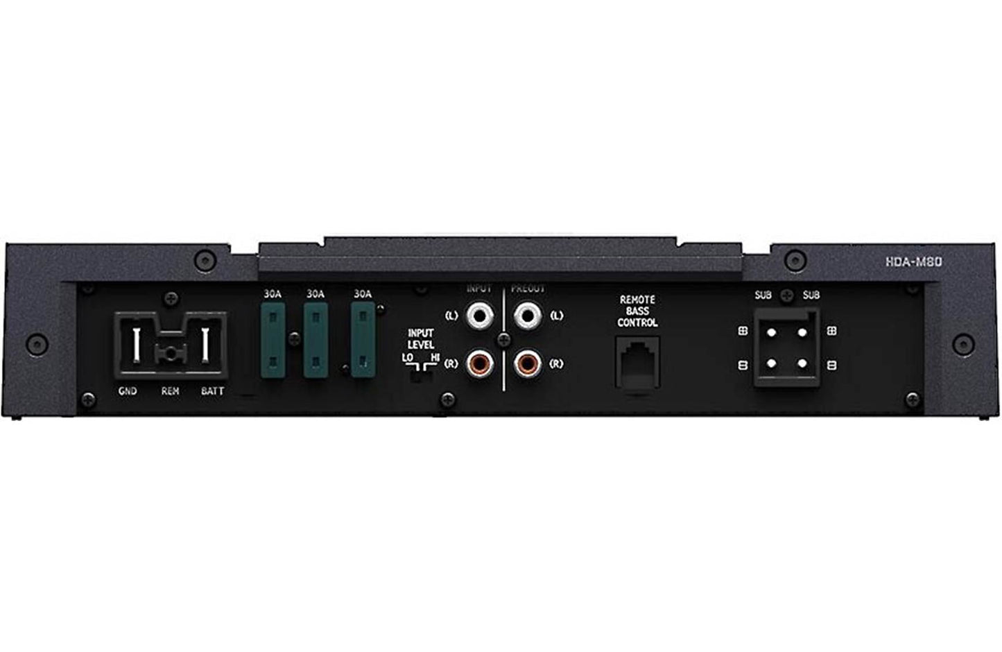 Alpine HDA-M80 Status Series mono subwoofer amp (800w RMS at 2 ohms)