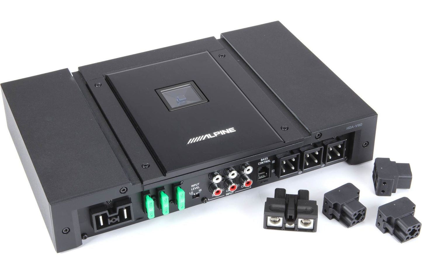 Alpine HDA-V90 Status Series 5-channel amp (75w RMS x 4 at 4ohms + 500w RMS x 1 at 2ohms)