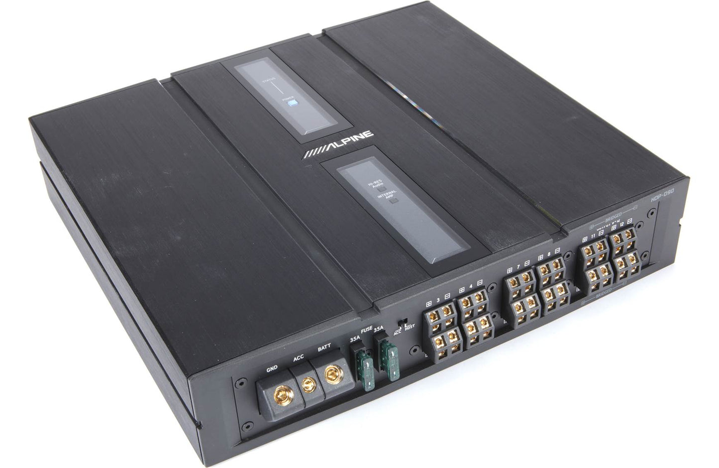 Alpine HDP-D90 Status Series 14-channel amp w/DSP (50w RMS x 8 + 80w RMS x 4)