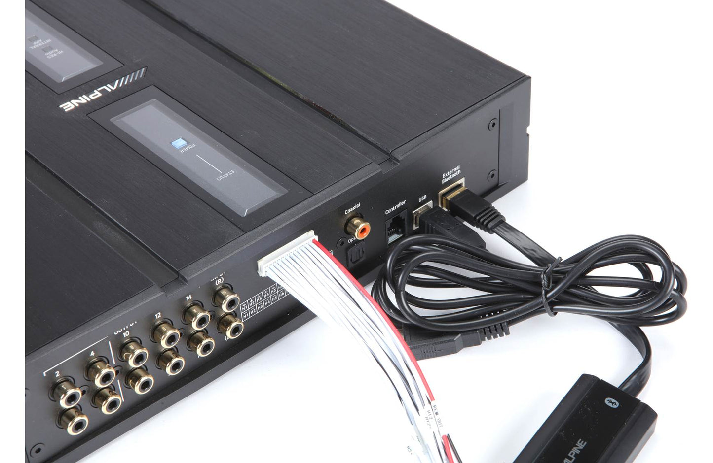 Alpine HDP-D90 Status Series 14-channel amp w/DSP (50w RMS x 8 + 80w RMS x 4)