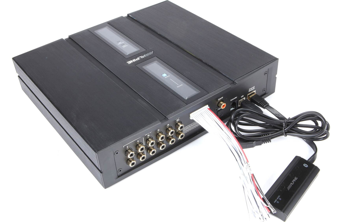 Alpine HDP-D90 Status Series 14-channel amp w/DSP (50w RMS x 8 + 80w RMS x 4)