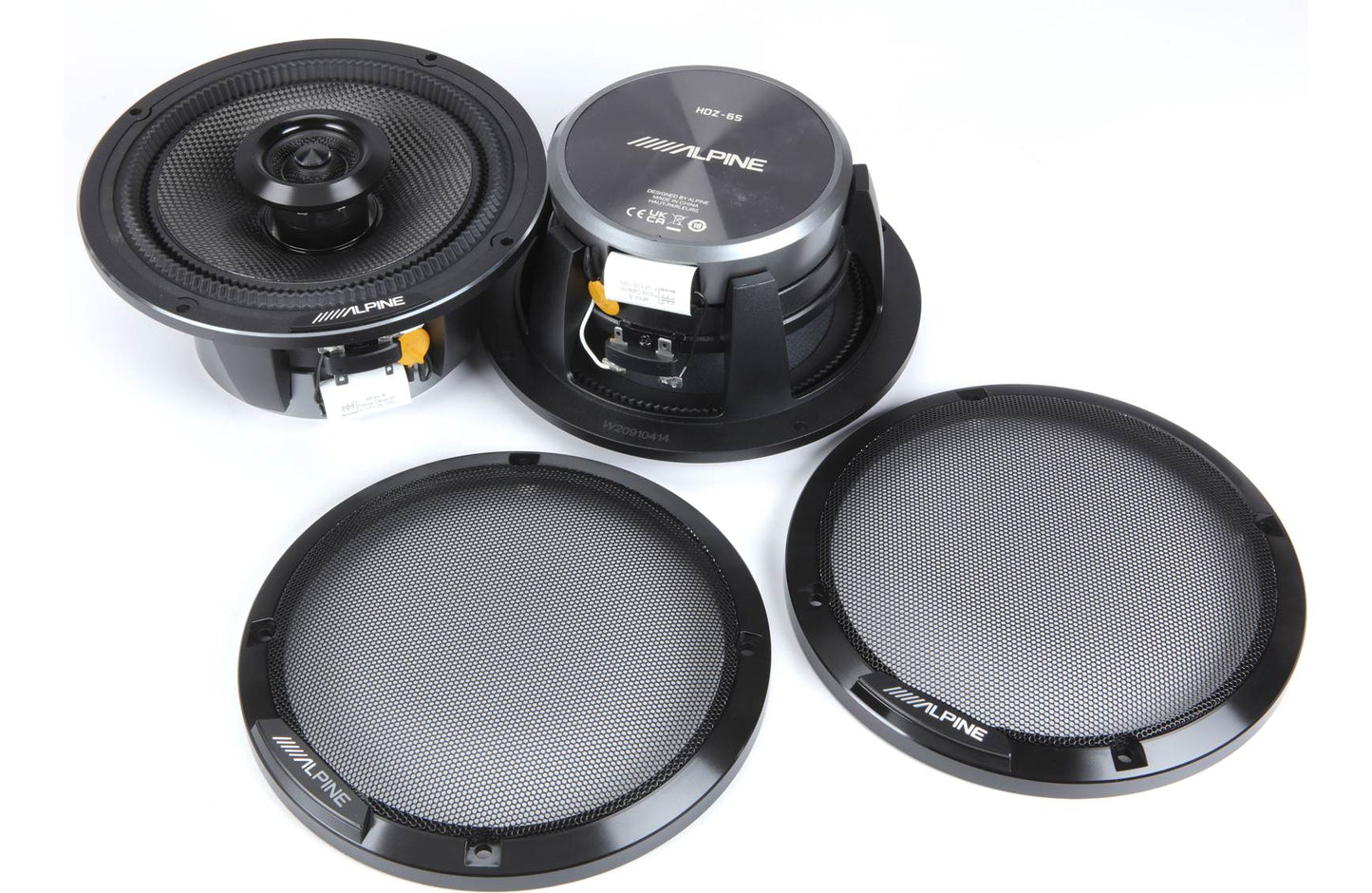 Alpine HDZ-65 Status Series 6-1/2" 2-way coaxial car speakers
