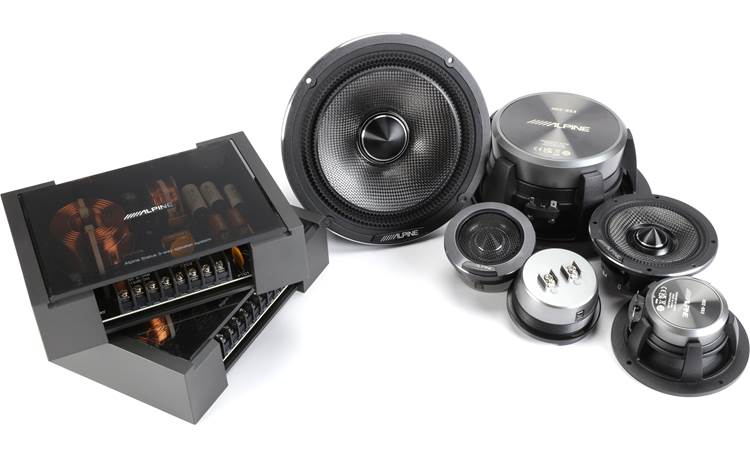 Alpine HDZ-653 Status Series 6-1/2" 3-way component speaker system