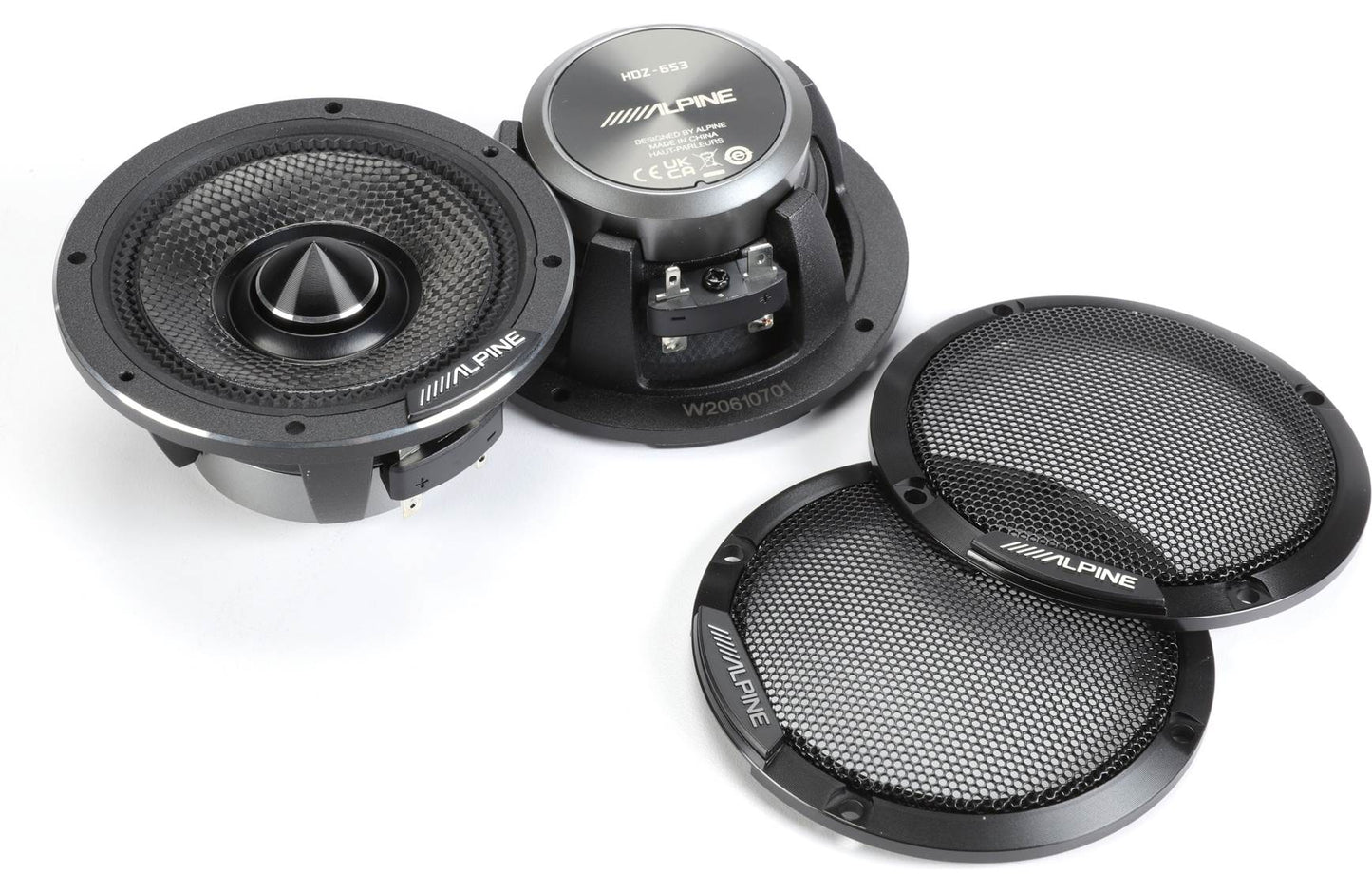 Alpine HDZ-653 Status Series 6-1/2" 3-way component speaker system