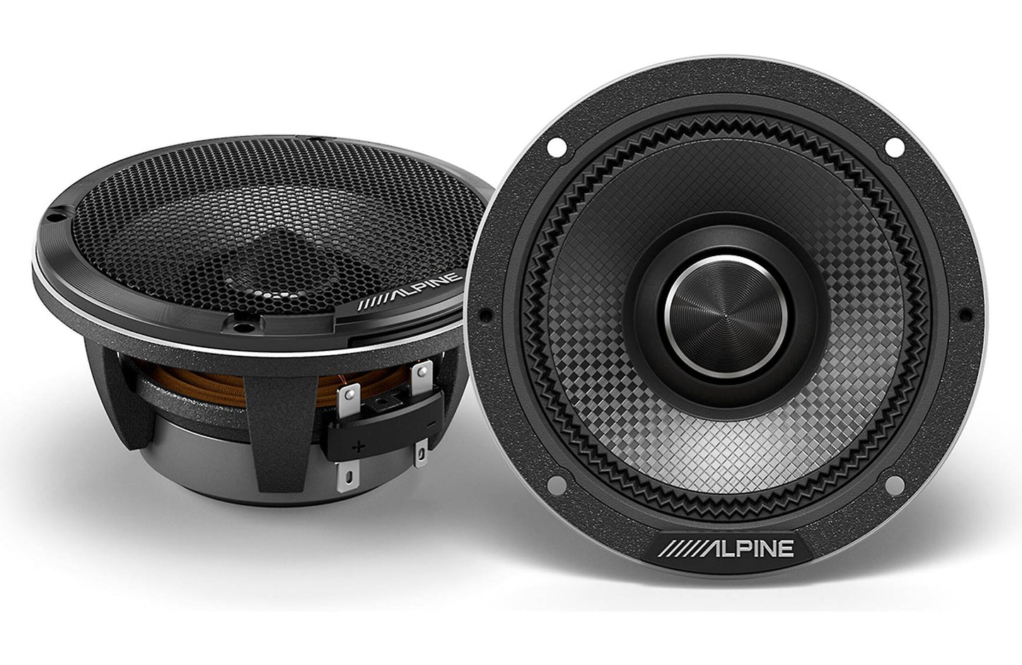 Alpine HDZ-653S Status Series 6-1/2" 3-way slim-fit component speaker system