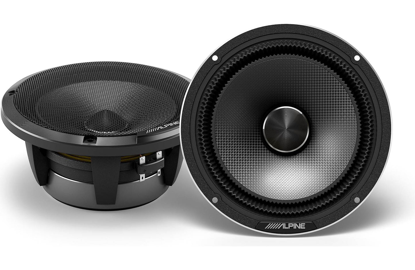 Alpine HDZ-653S Status Series 6-1/2" 3-way slim-fit component speaker system