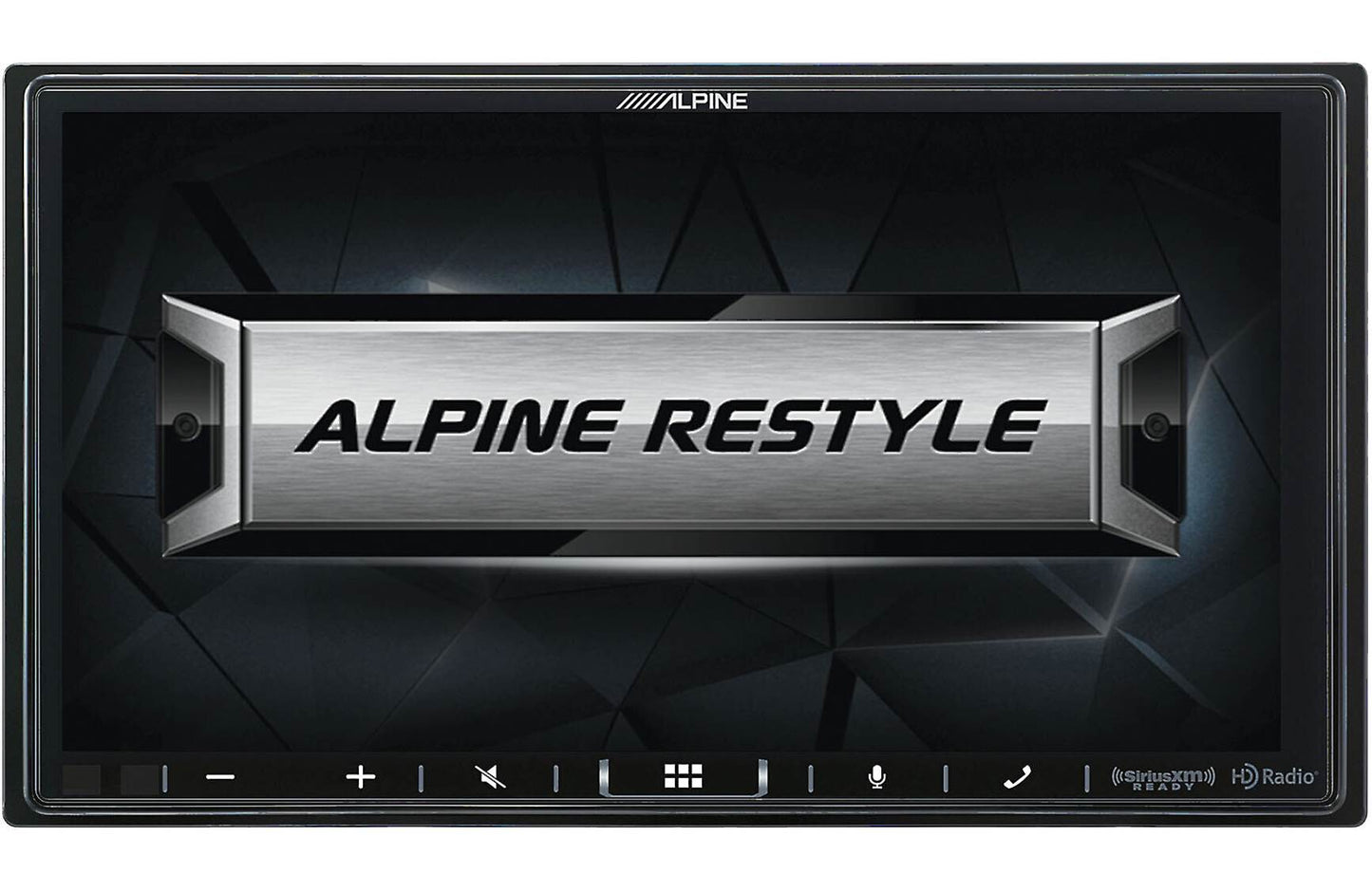 Alpine Restyle i407-WRA-JK Custom-fit digital receiver, wired-only Apple CarPlay and Android Auto, AM/FM, No Discs - 6.95" screen (Select 2007-17 Jeep Wrangler JK and Wrangler JK Unlimited)
