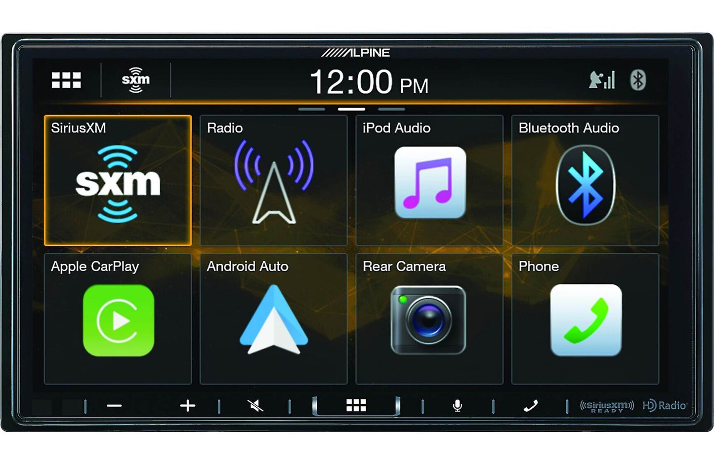Alpine Restyle i407-WRA-JL Custom-fit digital receiver, wired-only Apple CarPlay and Android Auto, AM/FM, No Discs - 6.95" screen (select 2018-up Wrangler JL and 2020-up Gladiator JT)