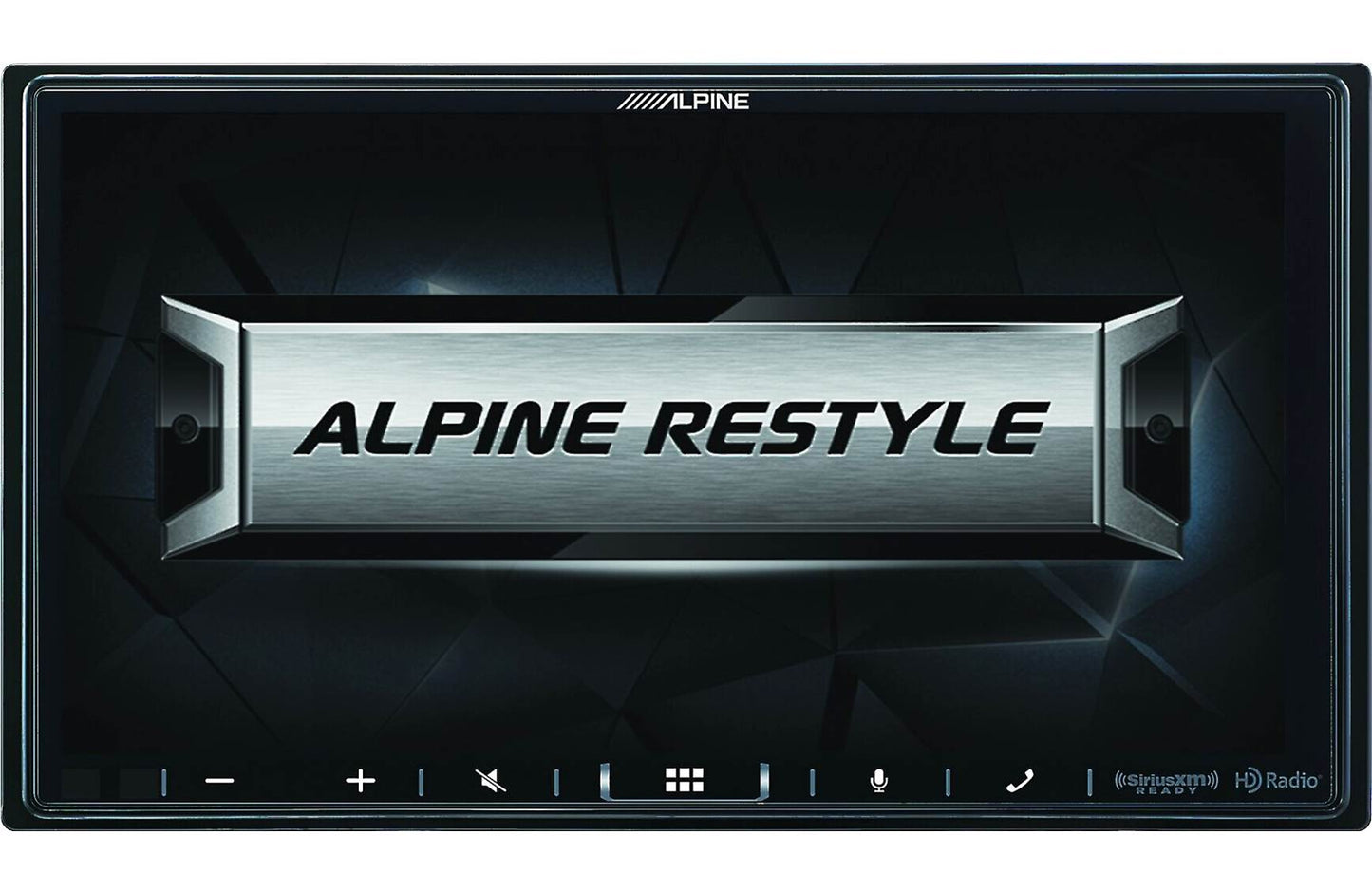 Alpine Restyle i407-WRA-JL Custom-fit digital receiver, wired-only Apple CarPlay and Android Auto, AM/FM, No Discs - 6.95" screen (select 2018-up Wrangler JL and 2020-up Gladiator JT)
