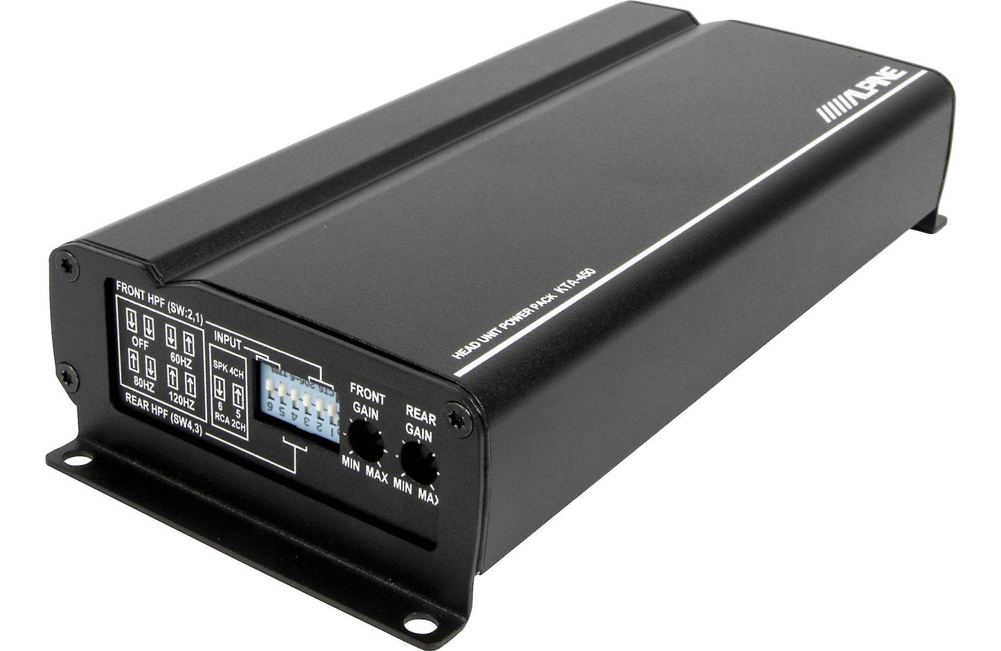 Alpine KTA-450 Power Pack Compact 4-channel car amplifier (50w RMS x 4)