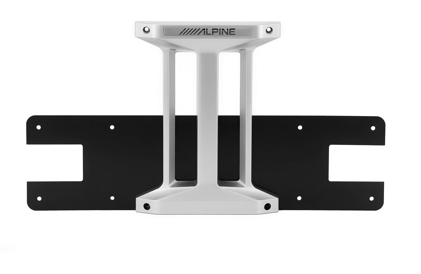 Alpine KTX-H10 Linking Kit Heavy-duty steel front and rear linking brackets for connecting two Alpine Halo 10" subwoofer enclosures