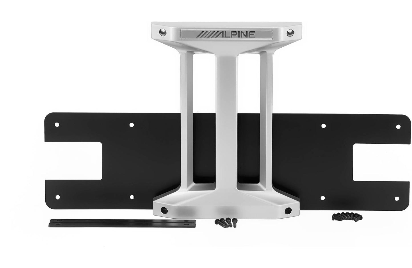 Alpine KTX-H10 Linking Kit Heavy-duty steel front and rear linking brackets for connecting two Alpine Halo 10" subwoofer enclosures