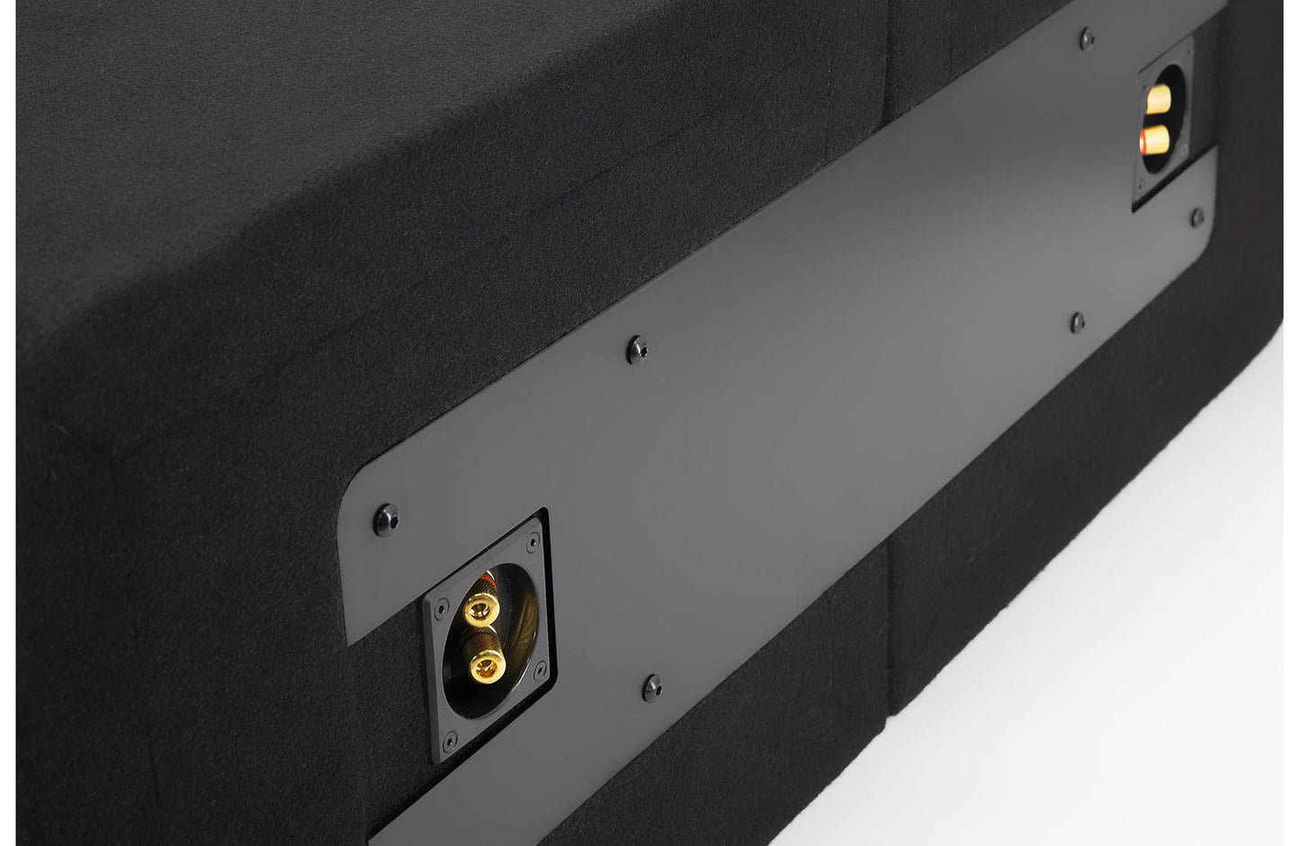 Alpine KTX-H10 Linking Kit Heavy-duty steel front and rear linking brackets for connecting two Alpine Halo 10" subwoofer enclosures