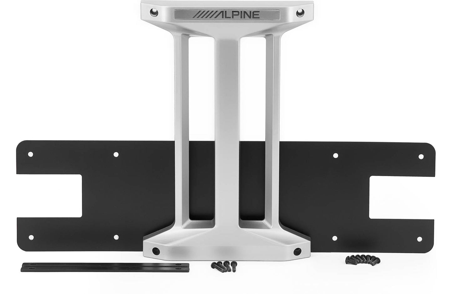 Alpine KTX-H12 Linking Kit Heavy-duty steel front and rear linking brackets for connecting two Alpine Halo 12" subwoofer enclosures