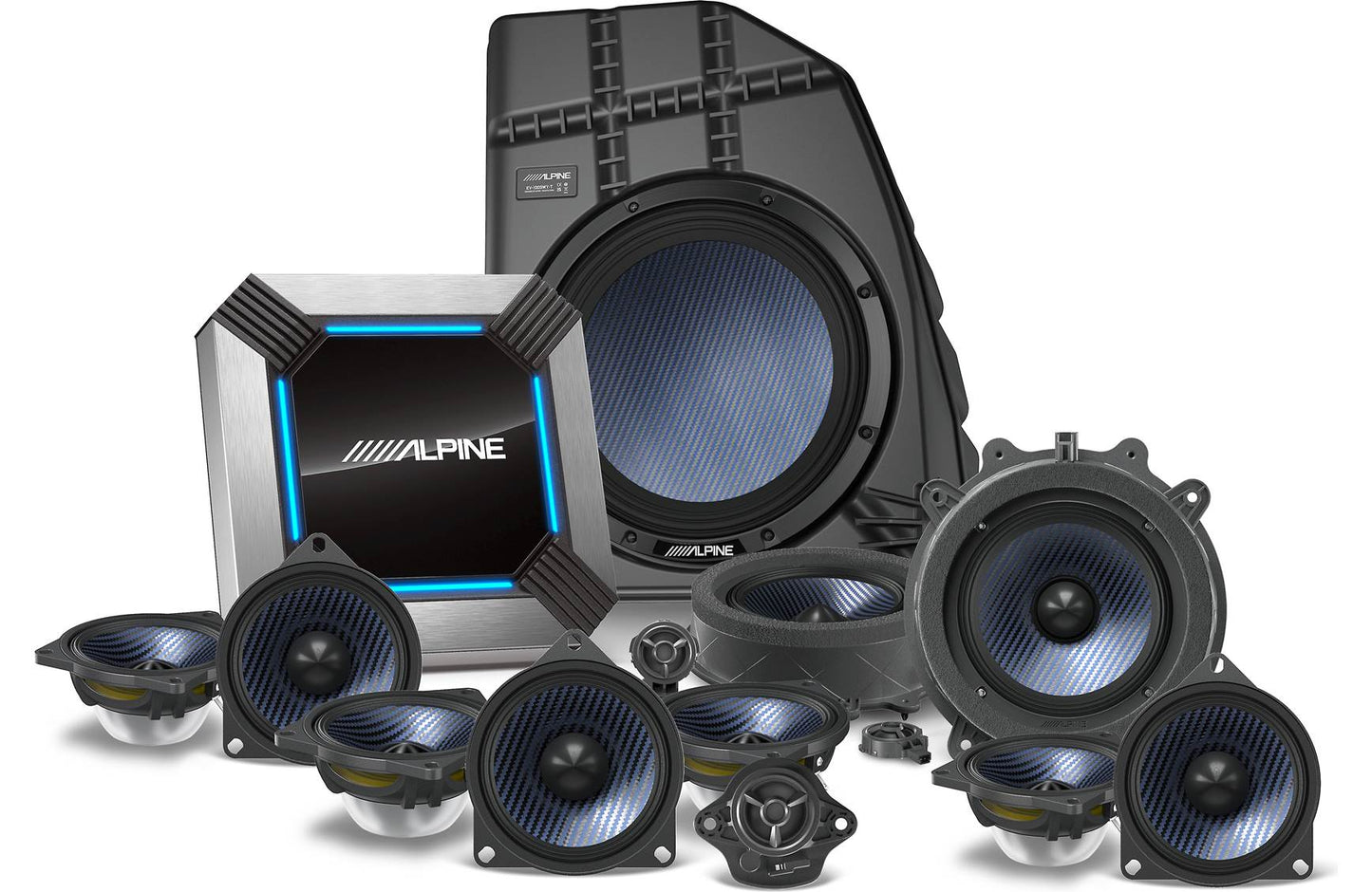 Alpine PSS-TSLA-22Y 13-speaker sound system (2022 Tesla Model Y)