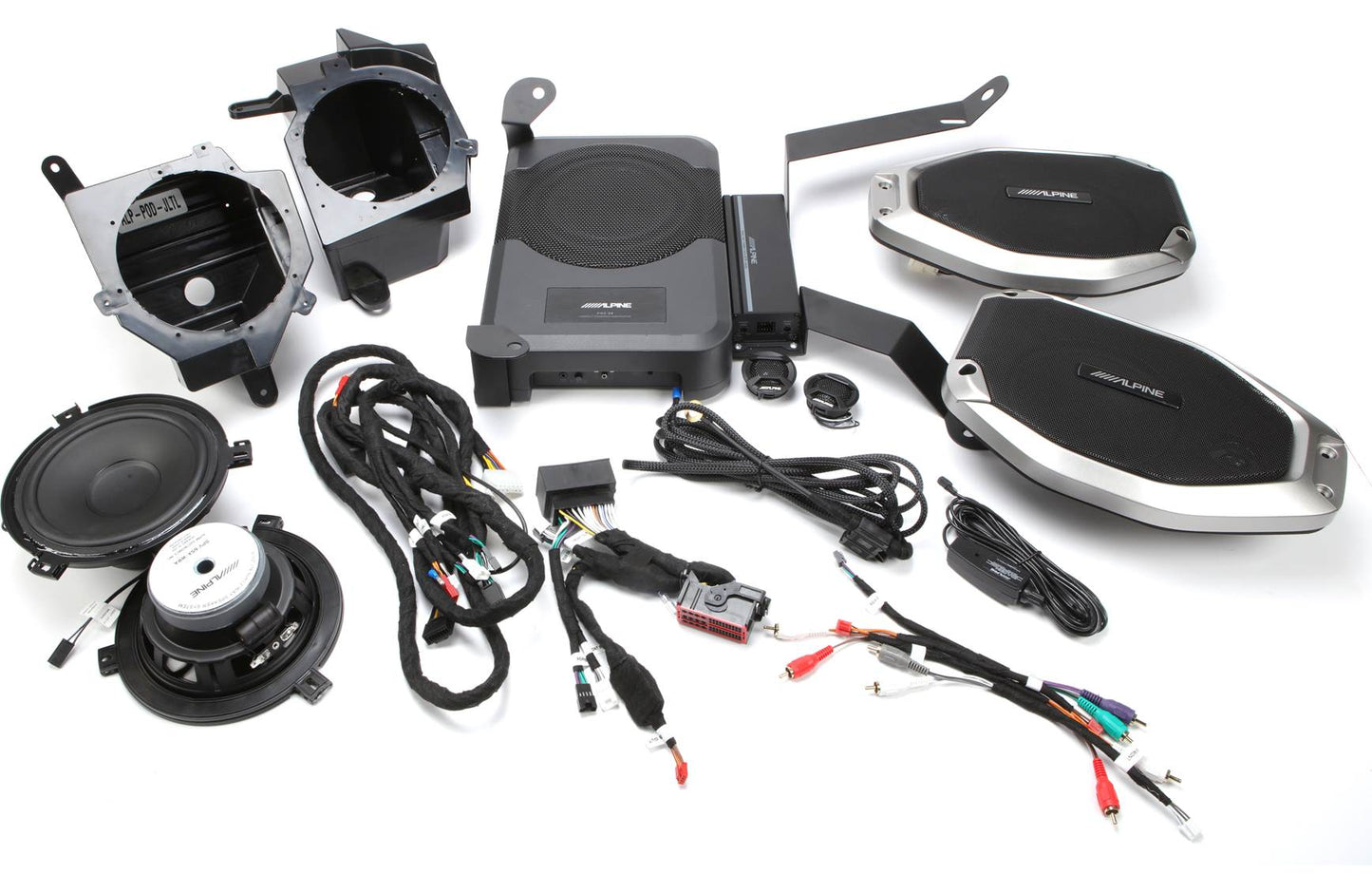 Alpine PSS-24WRA Direct-fit complete speaker system (select 2018-2023 Jeep Wrangler and 2020-2023 Jeep Gladiator)