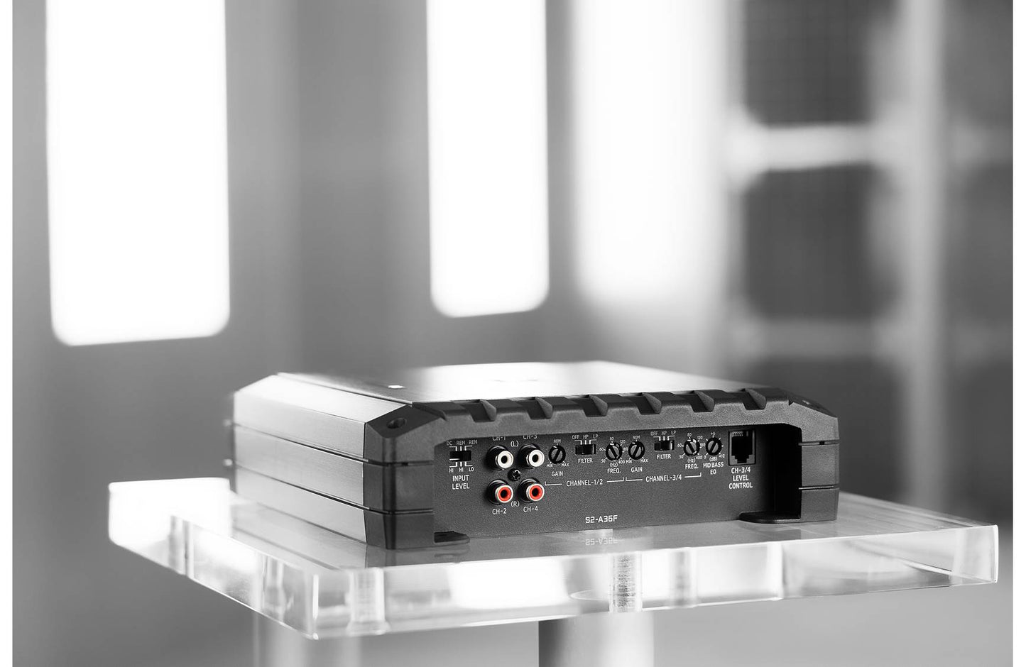 Alpine S2-A36F S-Series 4-channel car amplifier (60w RMS x 4)