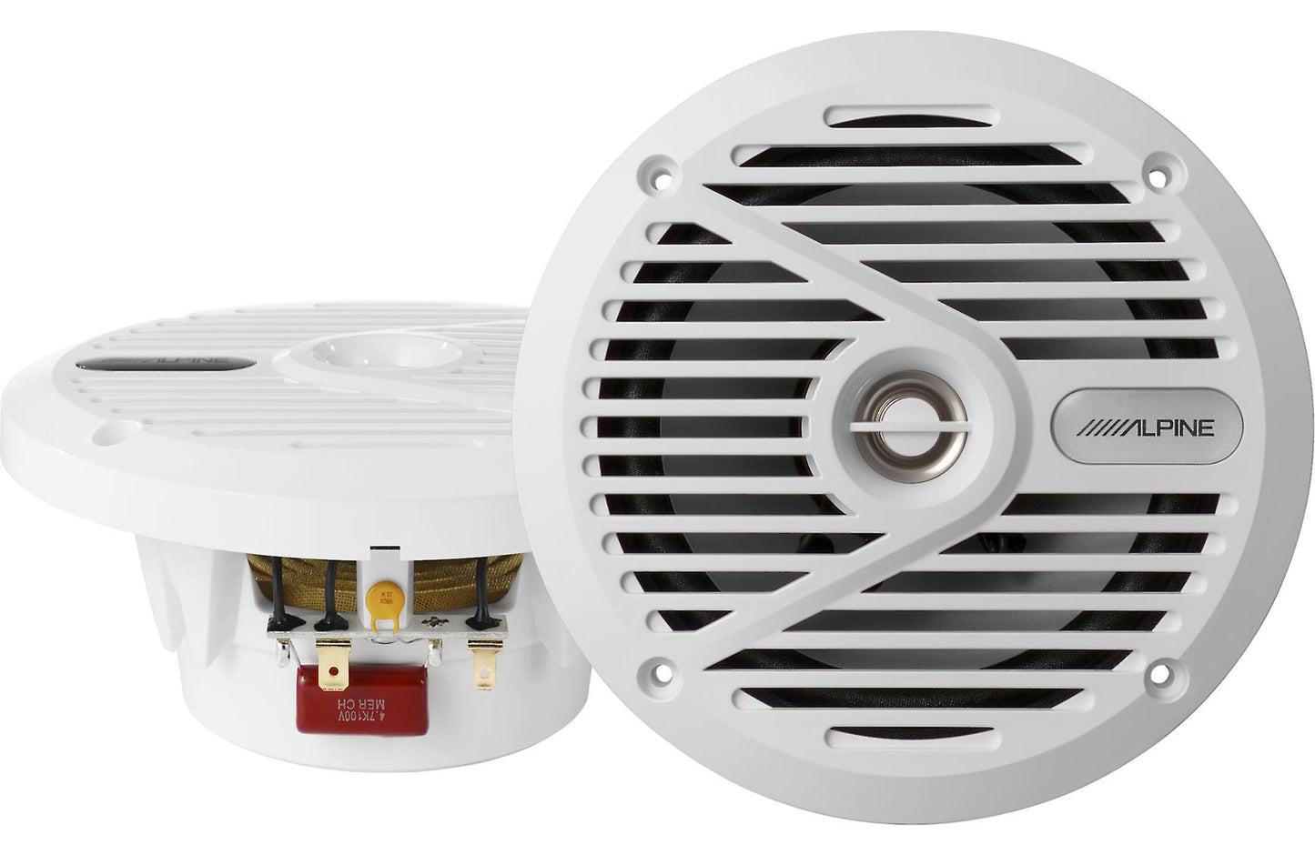 Alpine SPS-M601W 6.5" 2-way marine speakers (White)