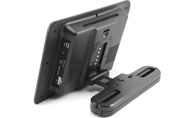 Accele DVD9855 Universal Single Headrest Mount (9" LED - DVD - Games - Grey)