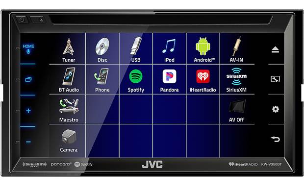 JVC KW-V350BT DVD receiver