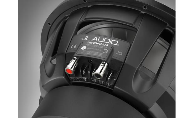 JL Audio 12W6v3-D4 W6v3 Series 12" subwoofer with dual 4-ohm voice coils