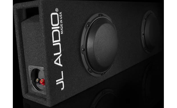JL Audio CP208LG-W3v3 MicroSub™ slot-ported enclosure with dual 8" W3v3 subwoofers