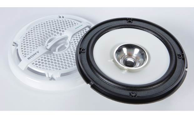 Sony XS-MP1611 6-1/2" dual-cone marine speakers (White)