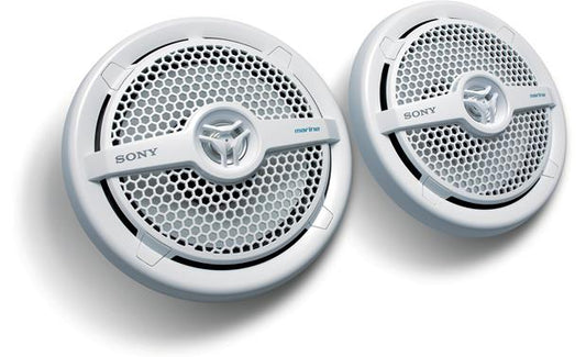 Sony XS-MP1621 6-1/2" 2-way marine speakers (White)