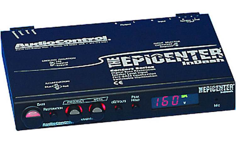 AudioControl's The Epicenter InDash Bass restoration processor with SPL/voltage display
