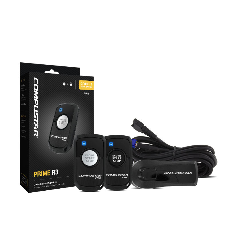 Compustar PRIME R3 (2-Way) 2-Way LED, 3000-ft Range Remote Kit