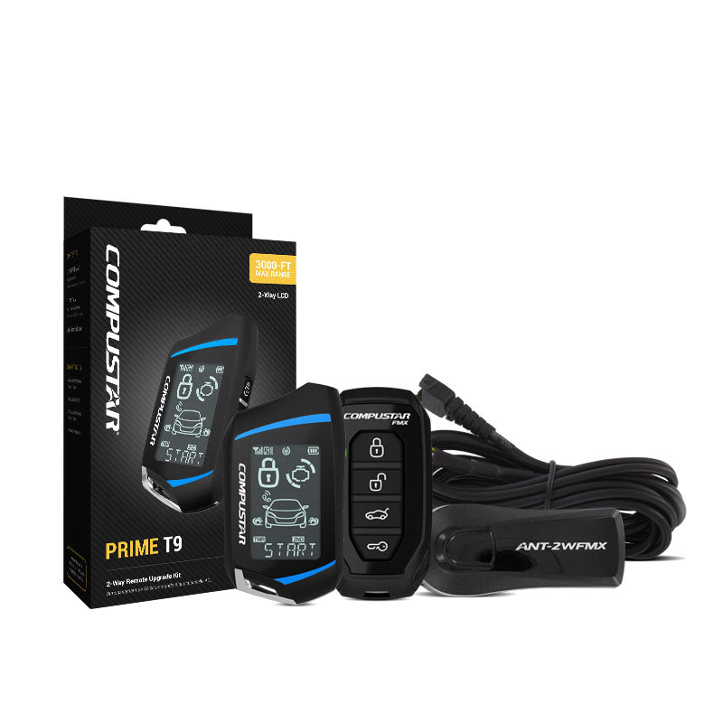 Compustar PRIME T9 2-Way LCD, 3000' Range Remote Kit
