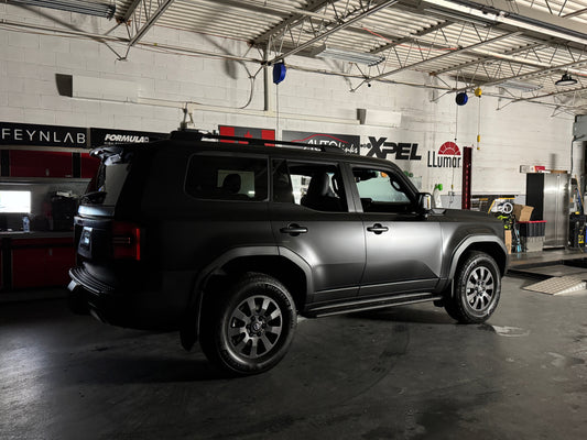 Gloss Black to Stealth Matte 🤯 - Toyota Land Cruiser Transformation!