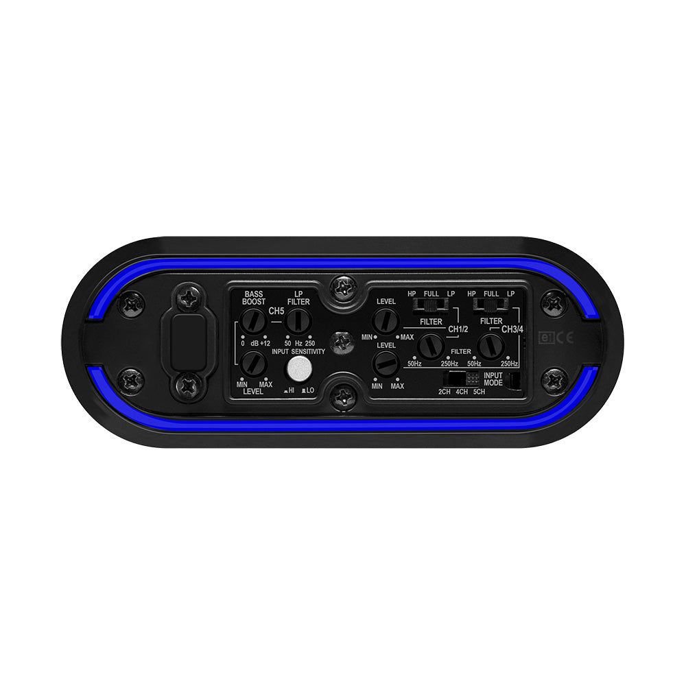 Boss Audio Elite MPD740.5 - 5-Channel Marine Amplifier, Class-D, 740w, IP66 Rated, 1-Ohm