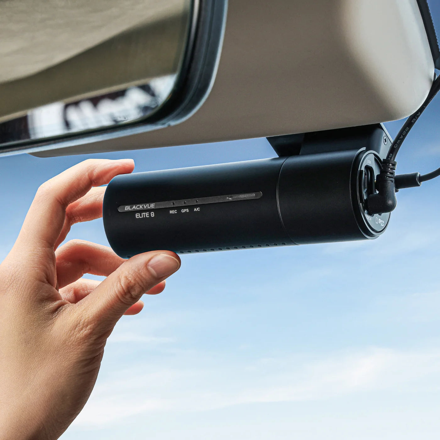 Blackvue ELITE8-2CH-64 2-Channel Dash Cam, Dual 2K Front & 2K Rear, QHD Sony STARVIS 2, 64GB Card