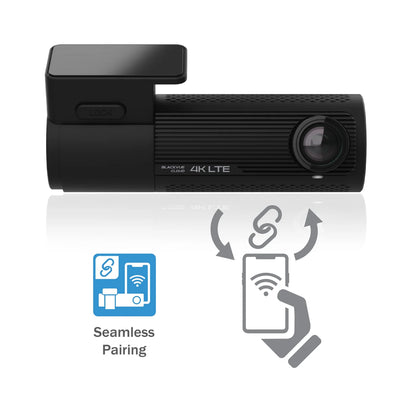 Blackvue DR970X-2CHLTE-PLUSII-64 2-Channel Dash Cam, 4K UHD Cloud Dash Cam, 64GB Card