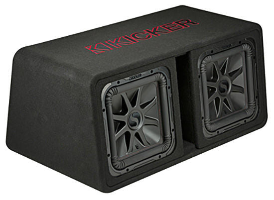 Kicker 5DL7R122 Dual 12" 1200W RMS Solo-Baric L7R Enclosure - 2 Ohm
